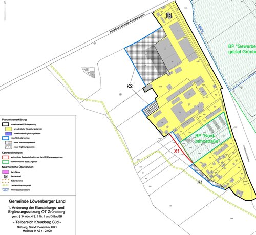 Drei Klarstellungs- und Ergänzungssatzungen , Löwenberger Land